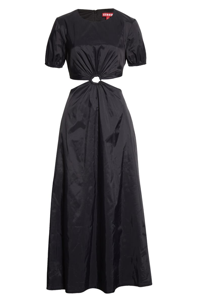 STAUD Calypso Cutout Maxi Dress, Alternate, color, 