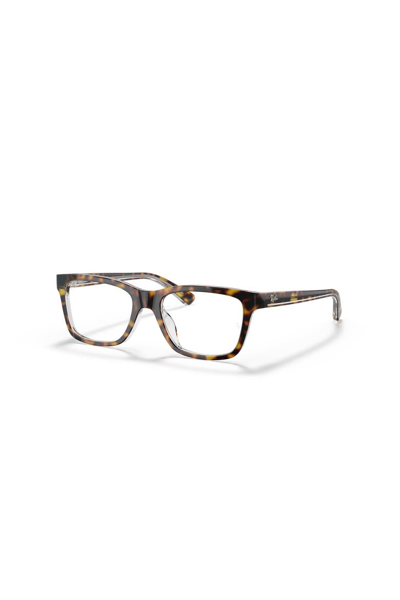 48mm Square optical glasses, Main, color, Brown