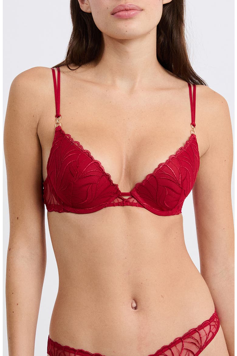 Envolee N°2 Classique Underwire Bra, Main, color, RED