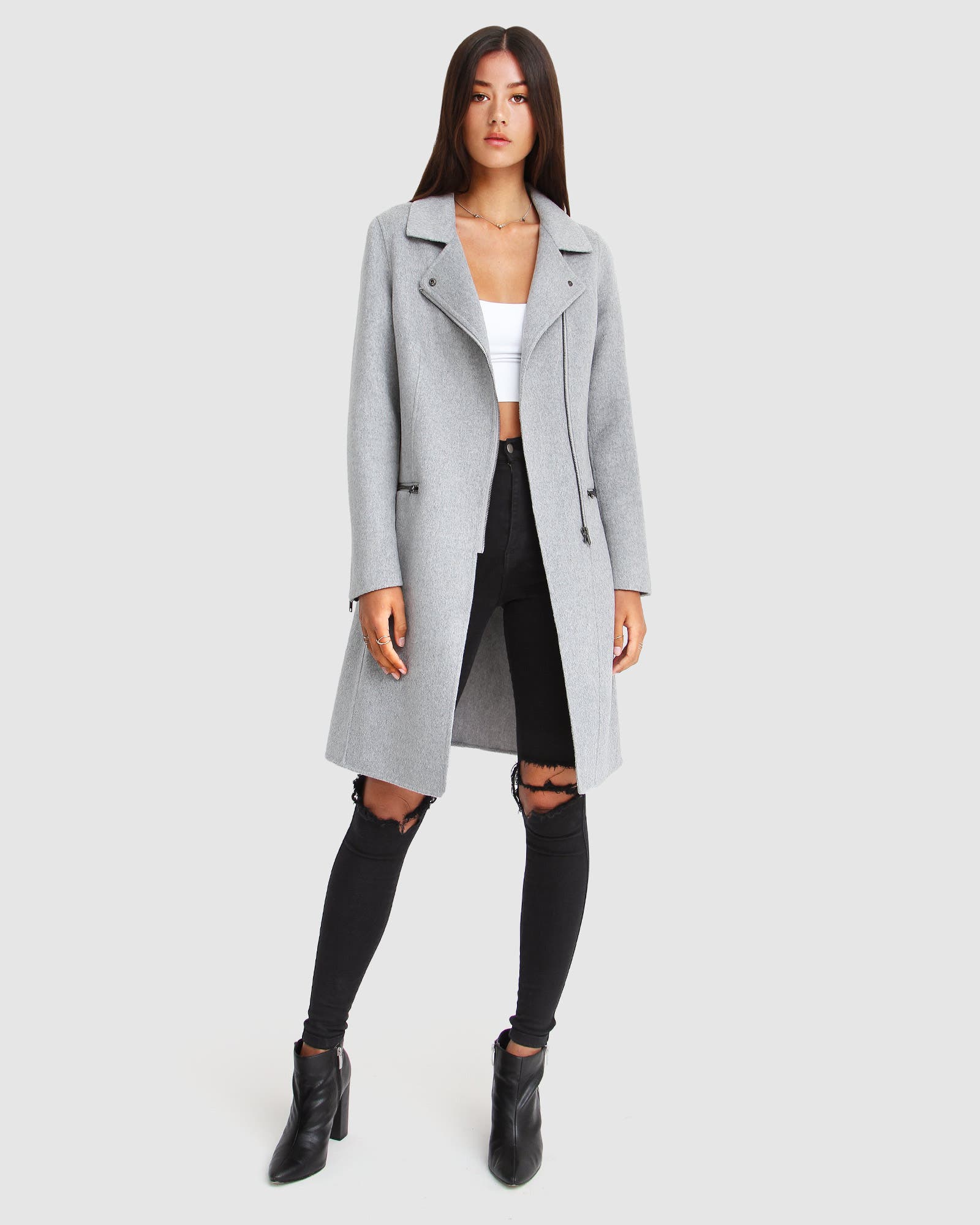 Last Chance Wool Blend Coat