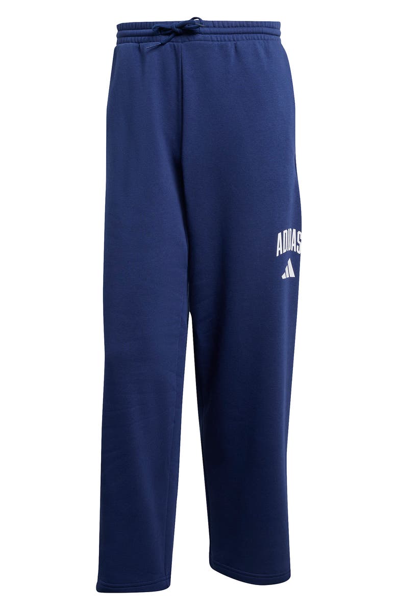 adidas Collegiate Drawstring Pants, Main, color, Dark Blue/ White