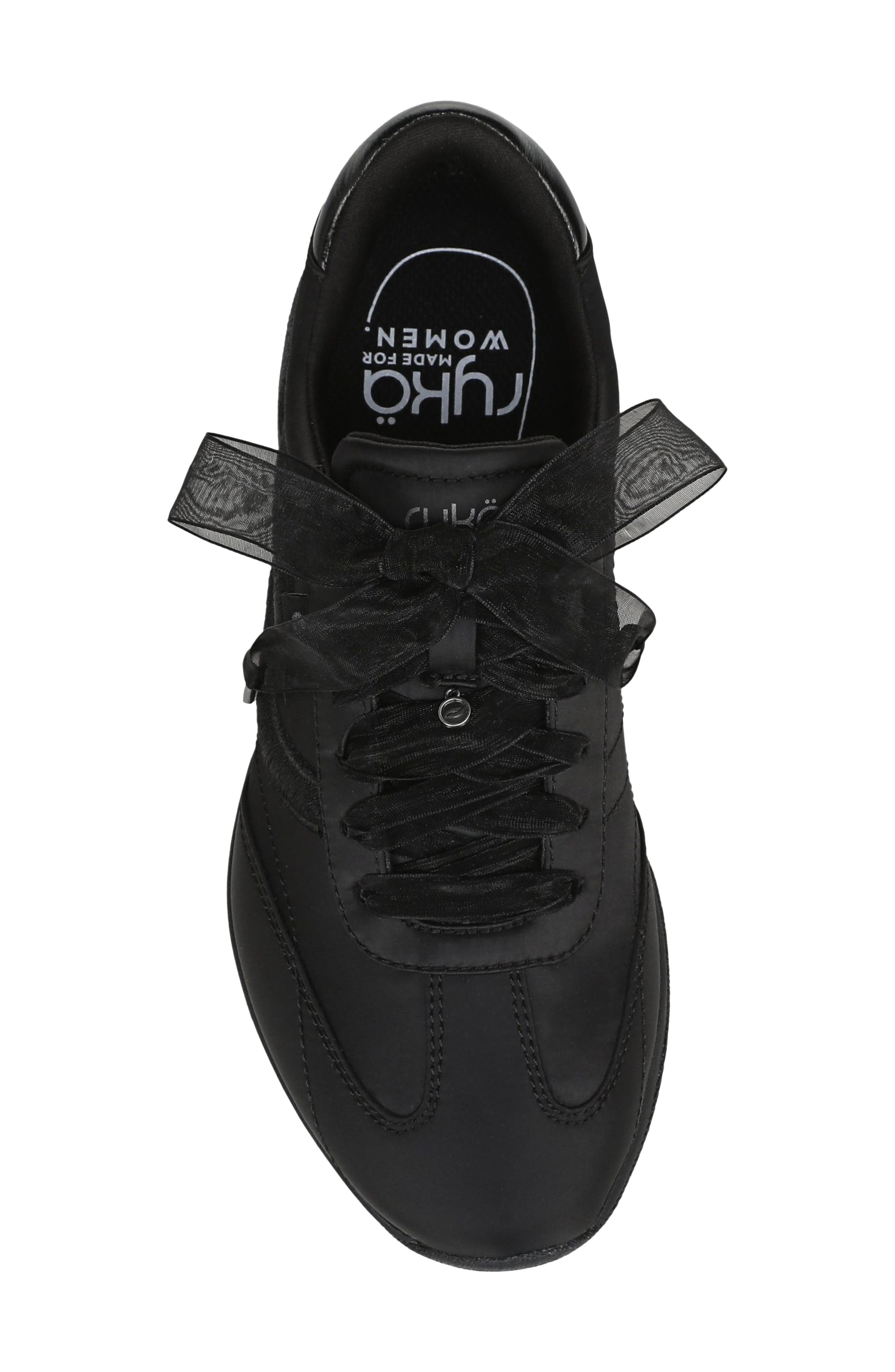 Era Luxe Walking Sneaker, Alternate, color, BLACK