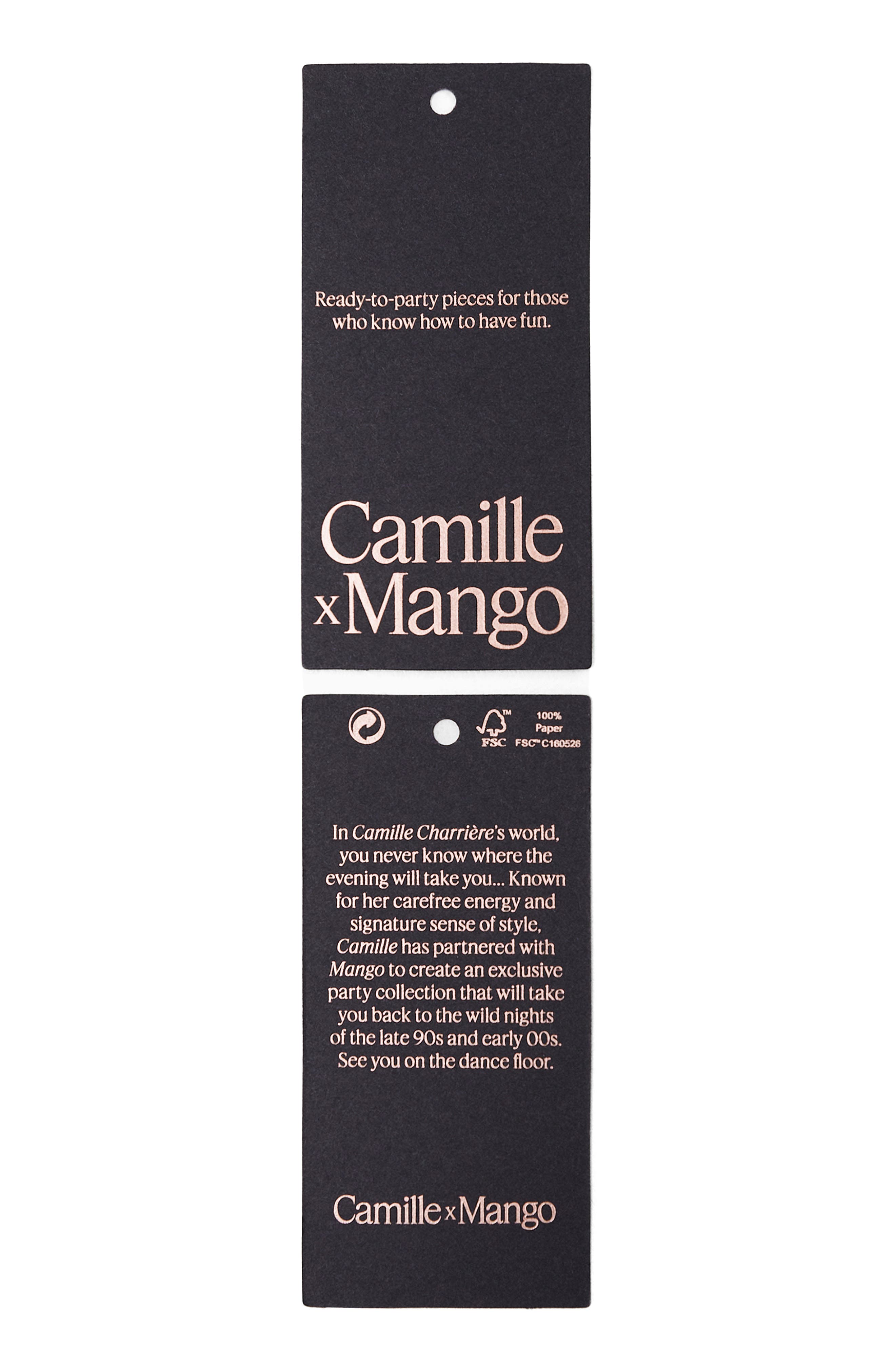 MANGO x Camille Strass Buckles Shoulder Bag, Alternate, color, 