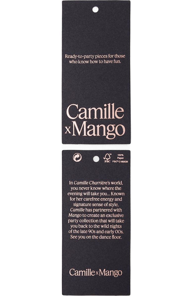 MANGO x Camille Strass Buckles Shoulder Bag, Alternate, color,