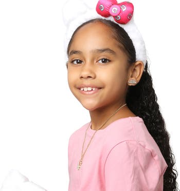 Hello Kitty Plush Headband with Kitty Ears and Pink Bow Nordstrom