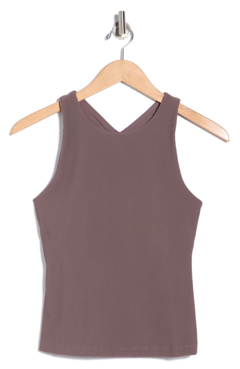 Beyond Yoga Refocus Rib Racerback Tank, Alternate, color, Woodland