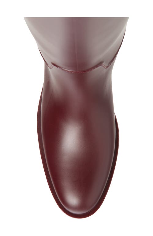 Jeffrey Campbell Torrential Knee High Boot In Burgundy