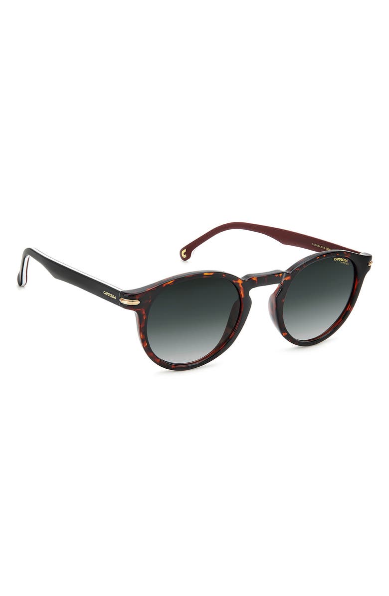 Carrera Eyewear 50mm Round Sunglasses, Alternate, color, Havana