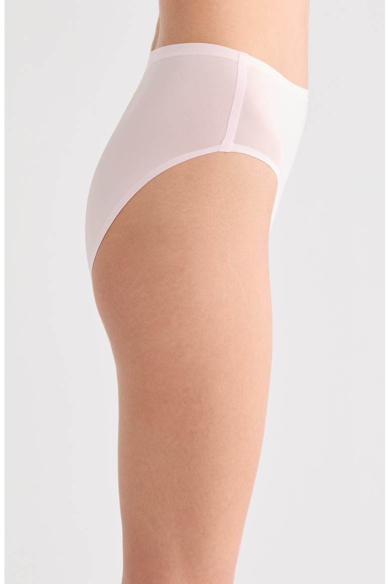 Soft Stretch High Cut Briefs, Alternate, color, WATERLILY PINK