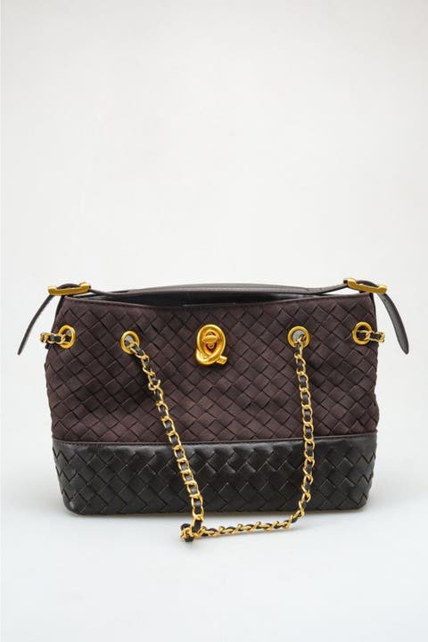 Tania Woven Shoulder Bag