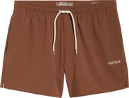 PacSun Solid Seersucker Swim Trunks