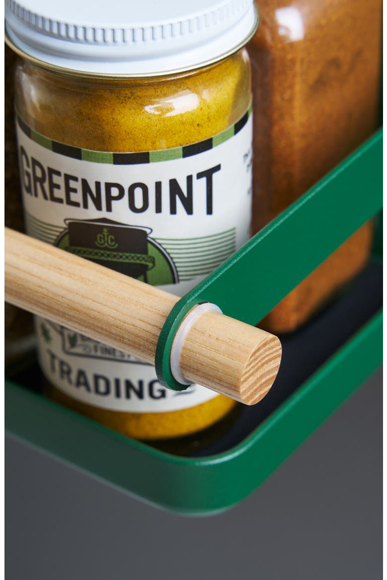 Magnetic Storage Caddy, Alternate, color, FOREST GREEN