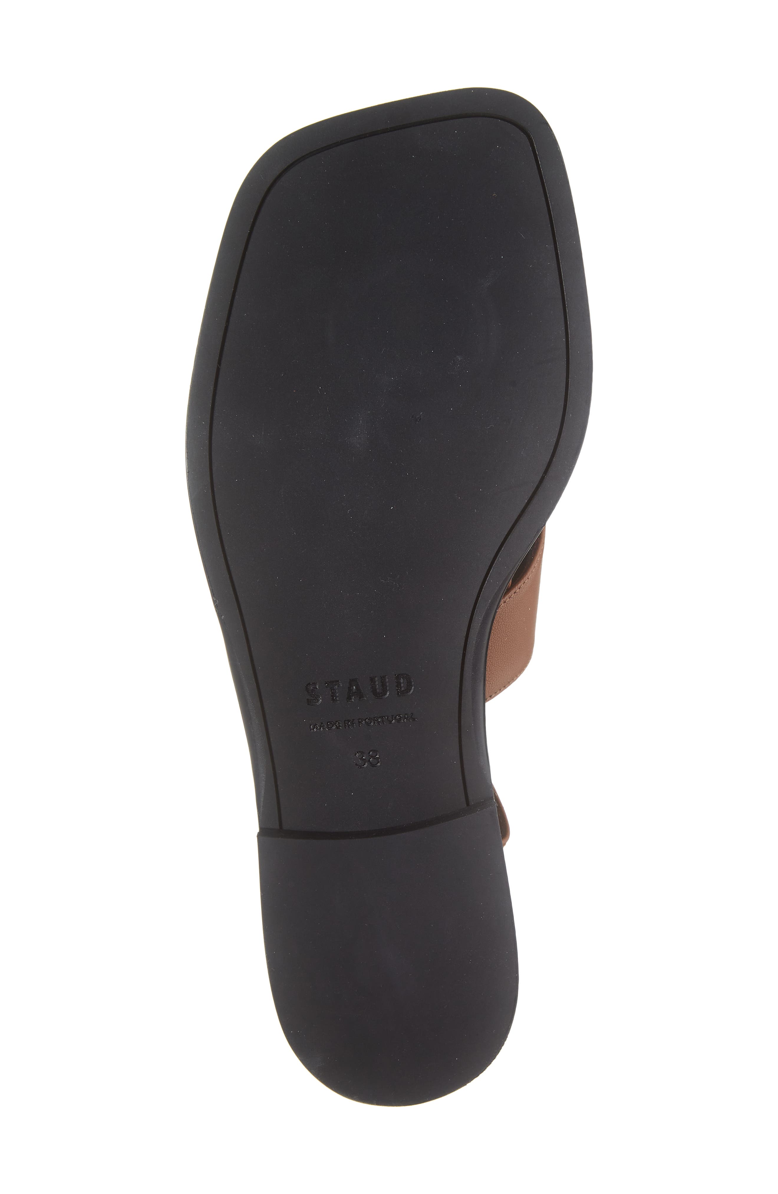 STAUD Alexandre Ankle Wrap Sandal, Alternate, color, Tan