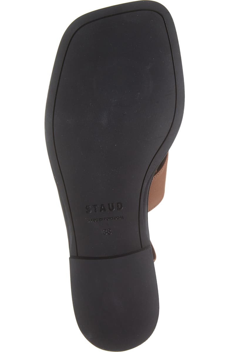 STAUD Alexandre Ankle Wrap Sandal, Alternate, color, Tan