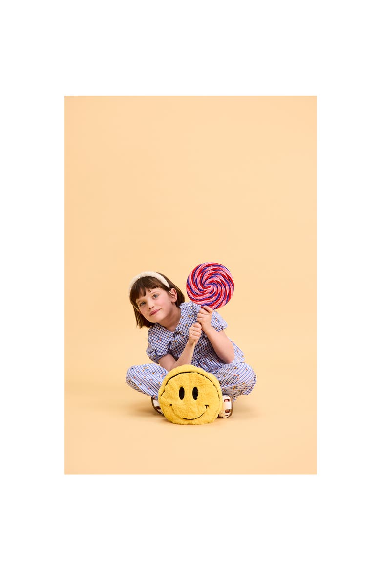Smiley Face Plush Toy, Alternate, color, Light Yellow