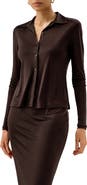 Lilysilk Women's Silk Jersey Basic Slim Shirt