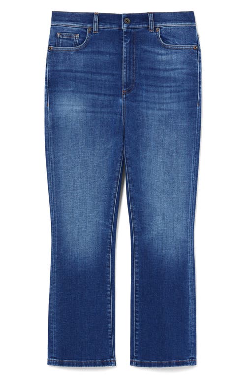 Marina Rinaldi Madras Denim Ankle Jeans In Blue