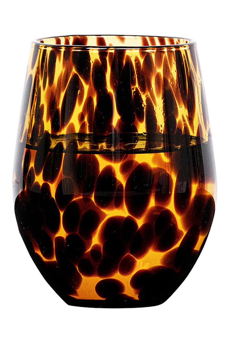 Puro Stemless Wine Glass, Main, color, ESPRESSO