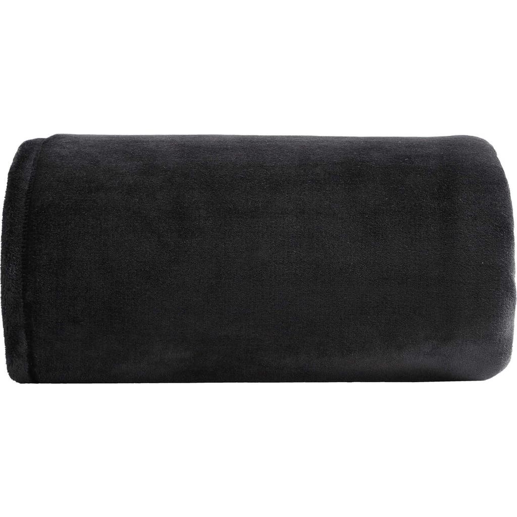 Eddie Bauer Ultrasoft Plush Throw Blanket In Black
