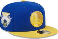 New Era Men's New Era Royal/Gold Golden State Warriors Gameday Gold Pop Stars 59FIFTY Fitted Hat