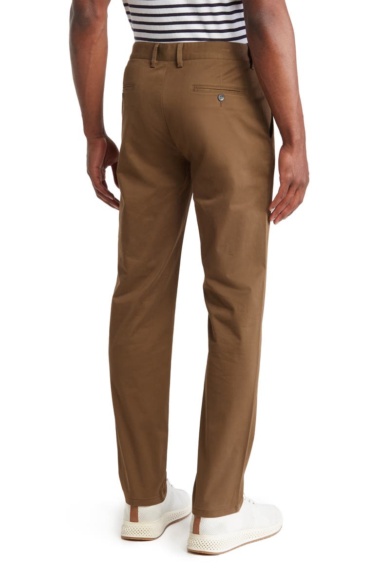 Akron Stretch Cotton Pants, Alternate, color, TOBACCO