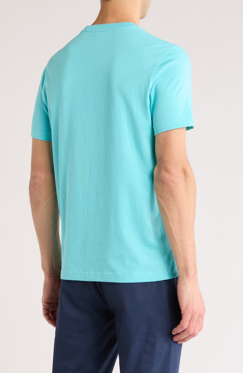 Brooks Brothers Solid Cotton Jersey T-Shirt, Alternate, color, Bright Blue