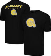 FISLL Men's FISLL Black Albany State Golden Rams Applique T-Shirt