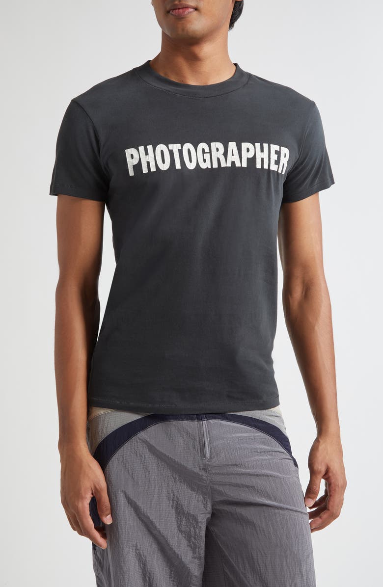 ERL Gender Inclusive Photographer Graphic T-Shirt, Main, color, Black