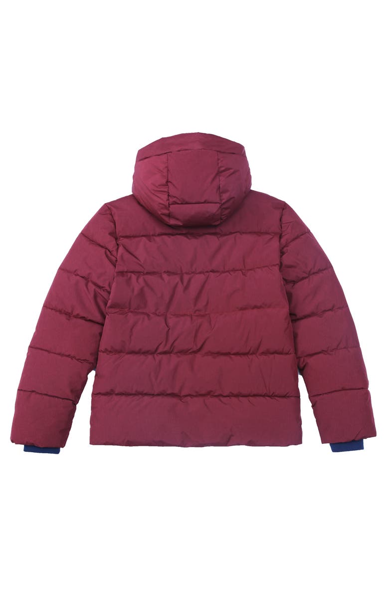 Rokka&Rolla Heavyweight Thermal Heat Puffer Jacket, Alternate, color, Burgundy