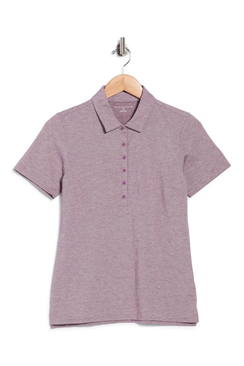 Featherweight Active Polo, Alternate, color, HEATHER DAMSON