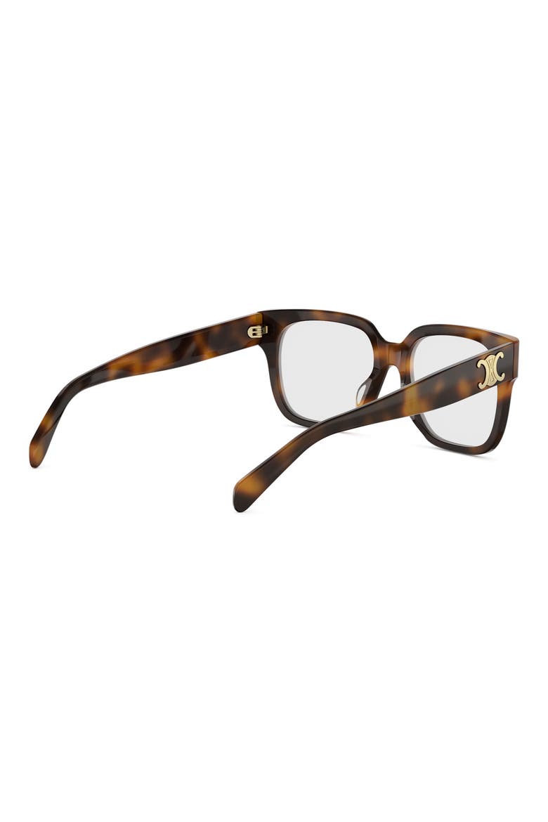 Triomphe 54mm Square Reading Glasses, Alternate, color, BLONDE HAVANA