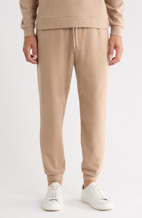 Remo Brushed Ribbed Joggers