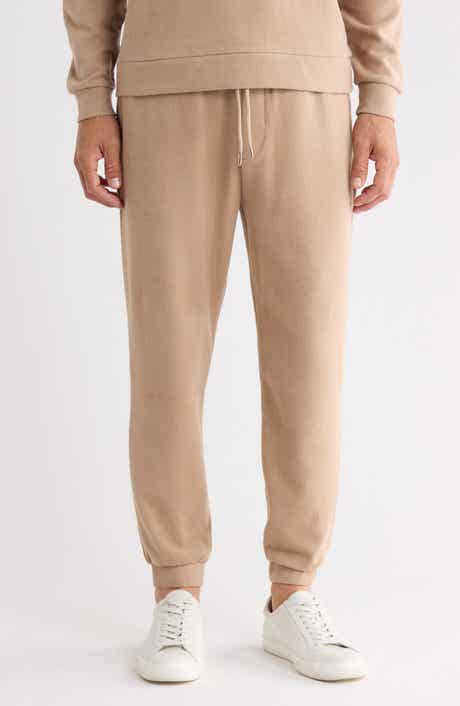 Remo Brushed Ribbed Joggers