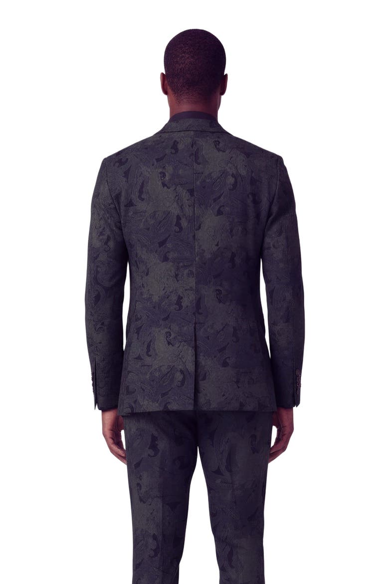 Paisley Explosion Mens Tailored Blazer, Alternate, color, Paisley Explosion Black