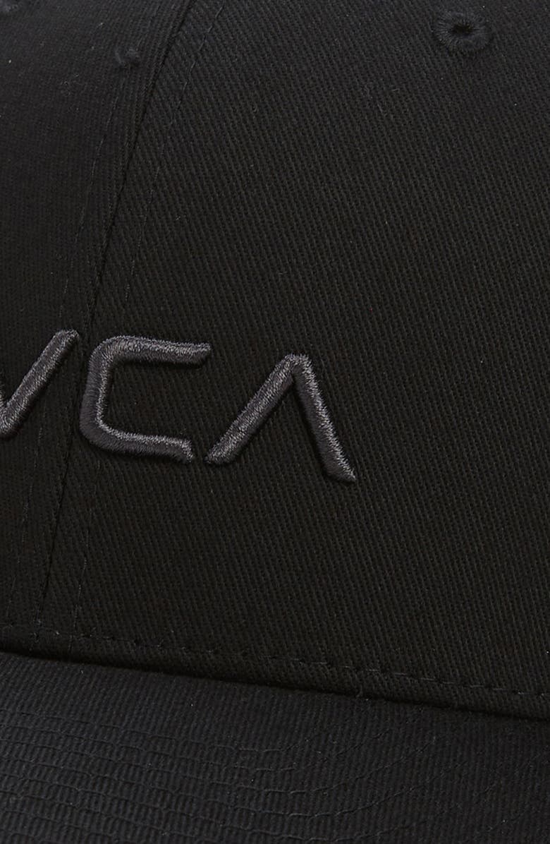 RVCA Flexfit Twill Baseball Cap, Alternate, color, 