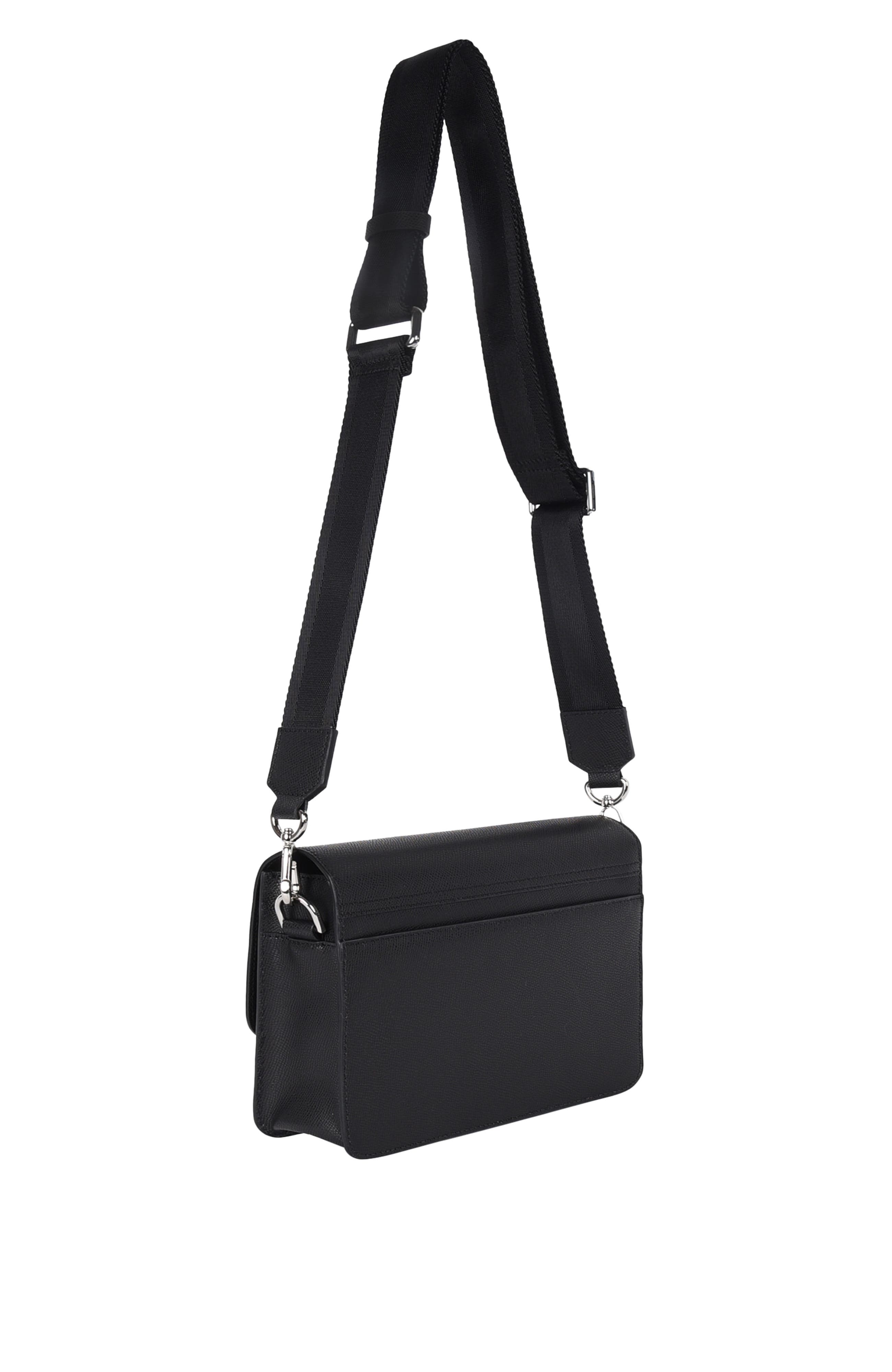 HYER GOODS Upcycled Leather and Canvas Convertible Crossbody Satchel, Alternate, color, 