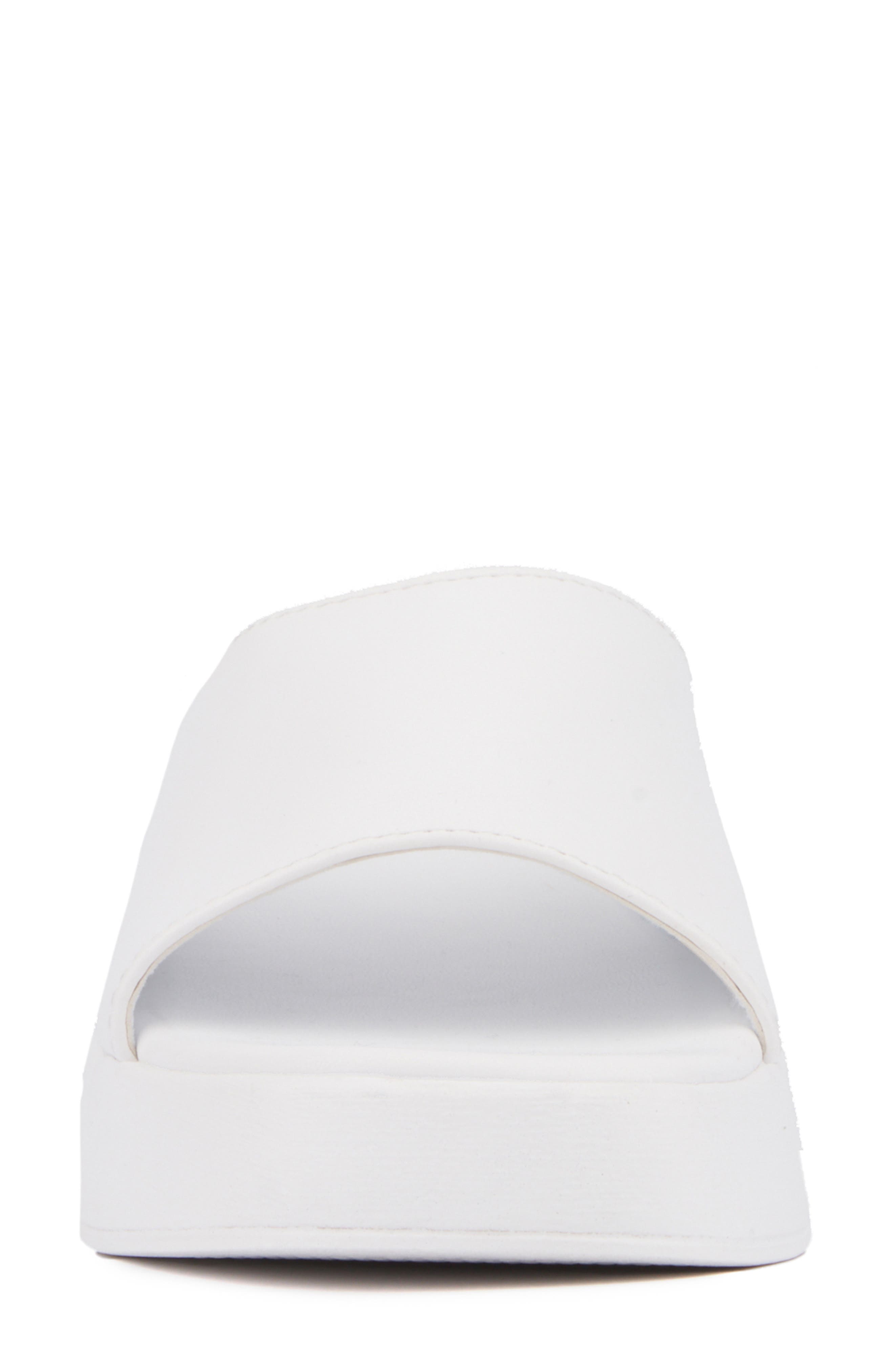 Ambition Slide Sandal, Alternate, color, WHITE