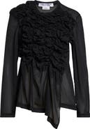 Comme des Garçons Comme des Garçons Gathered Ruffle Top
