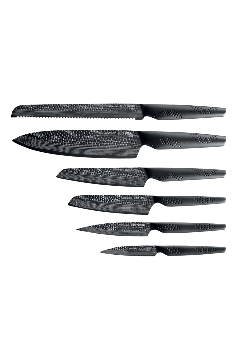 Cuisine::pro<sup>®</sup> iD3<sup>®</sup> BLACK SAMURAI 7-Piece Sakai Knife Block, Alternate, color, Black