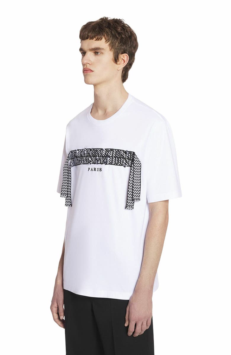 Lanvin CURB LACE T-SHIRT, Main, color, 