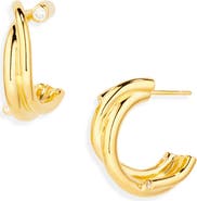 COMPLETEDWORKS Cubic Zirconia Hoop Earrings