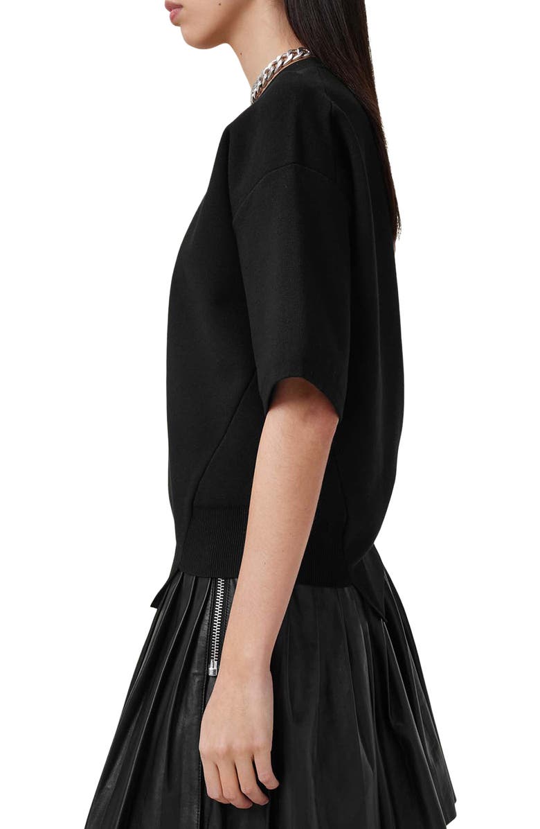 AllSaints Remi Elbow Sleeve Knit Top, Alternate, color, 