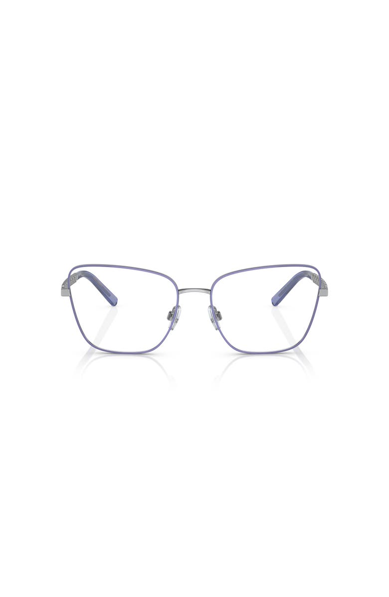Dolce&Gabbana 57mm Butterfly optical glasses, Alternate, color, Silver