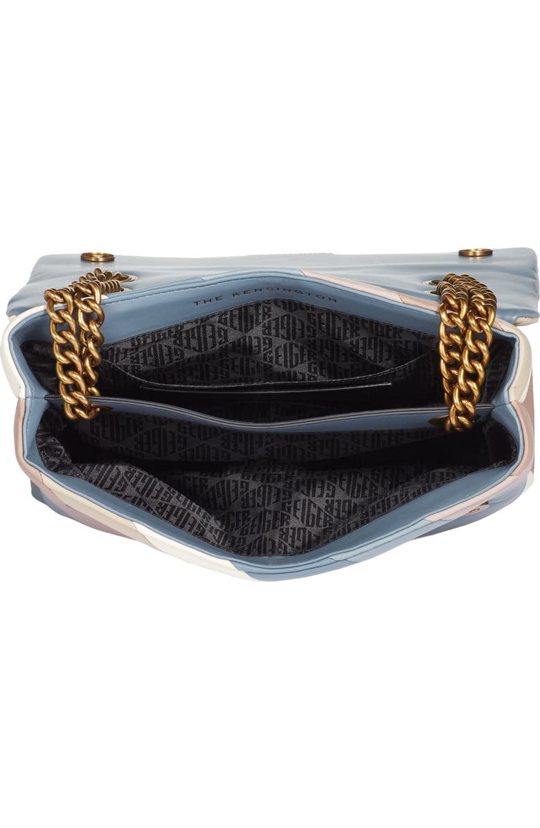 Kurt Geiger London Kensington Leather Convertible Shoulder Bag, Alternate, color, Blue Other