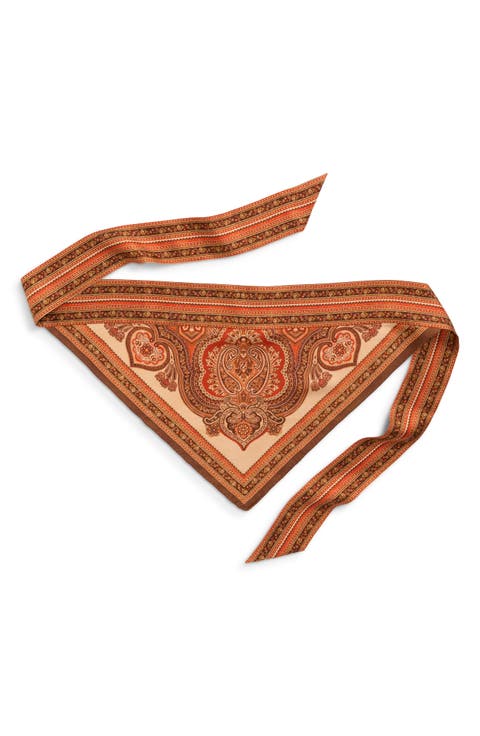 Paisley Silk Headscarf