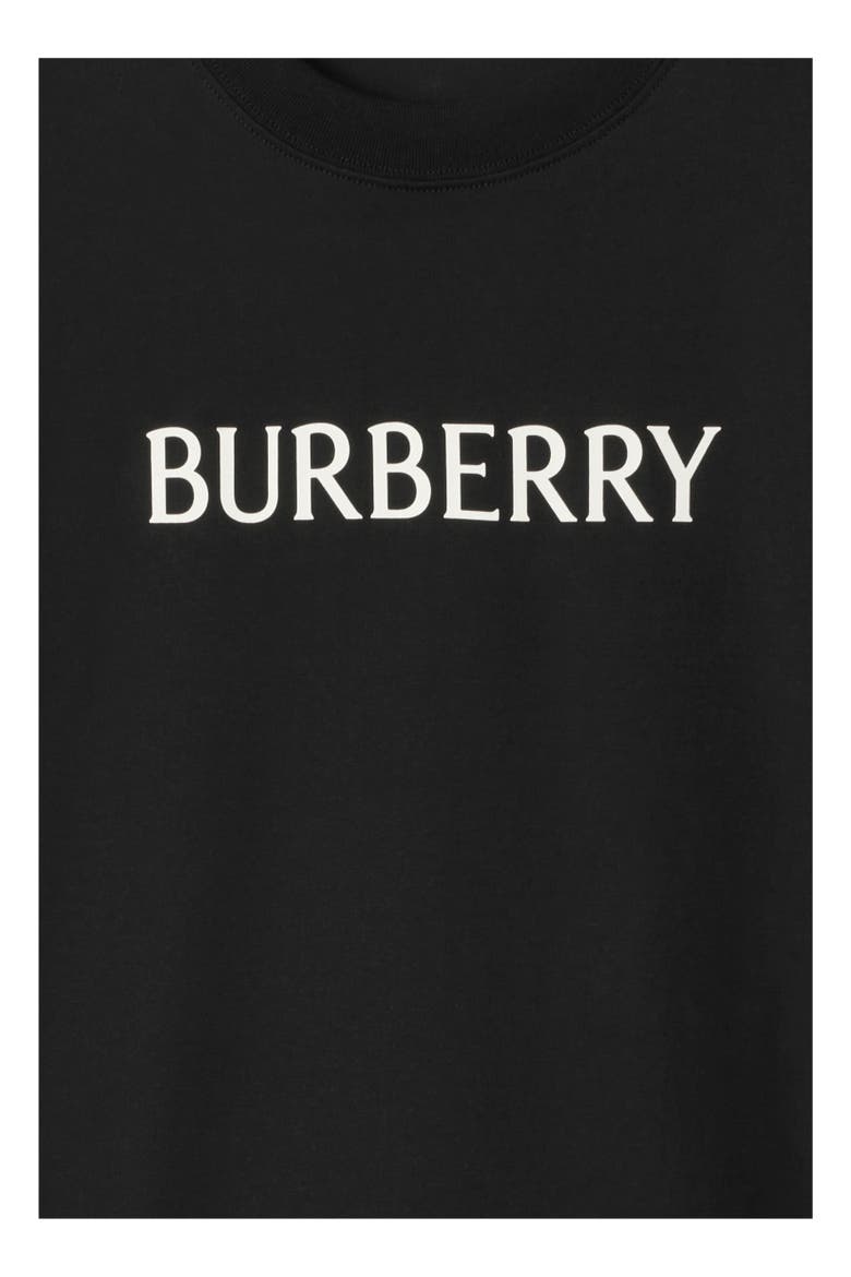 Logo Cotton T-shirt, Alternate, color, Black