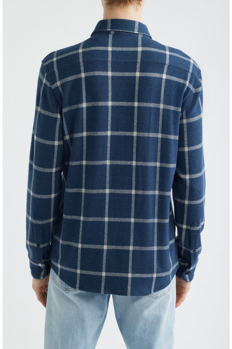 Legend™ Knit Button-Up Shirt, Alternate, color, VARSITY BLUE PLAID