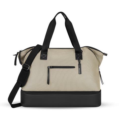 Boston Anti Theft Travel Tote Bag with Removable Shoe Compartment