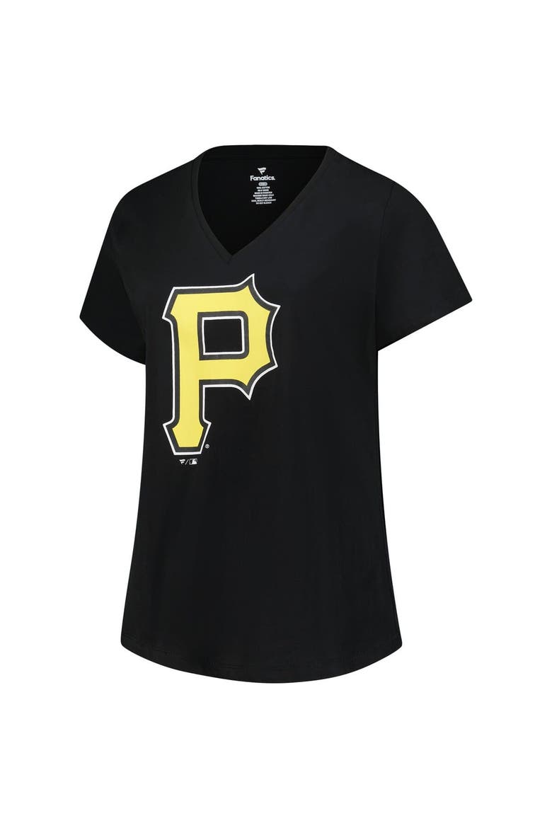 Women's Profile Paul Skenes Black Pittsburgh Pirates Plus Size Name & Number V-Neck T-Shirt, Alternate, color, Black