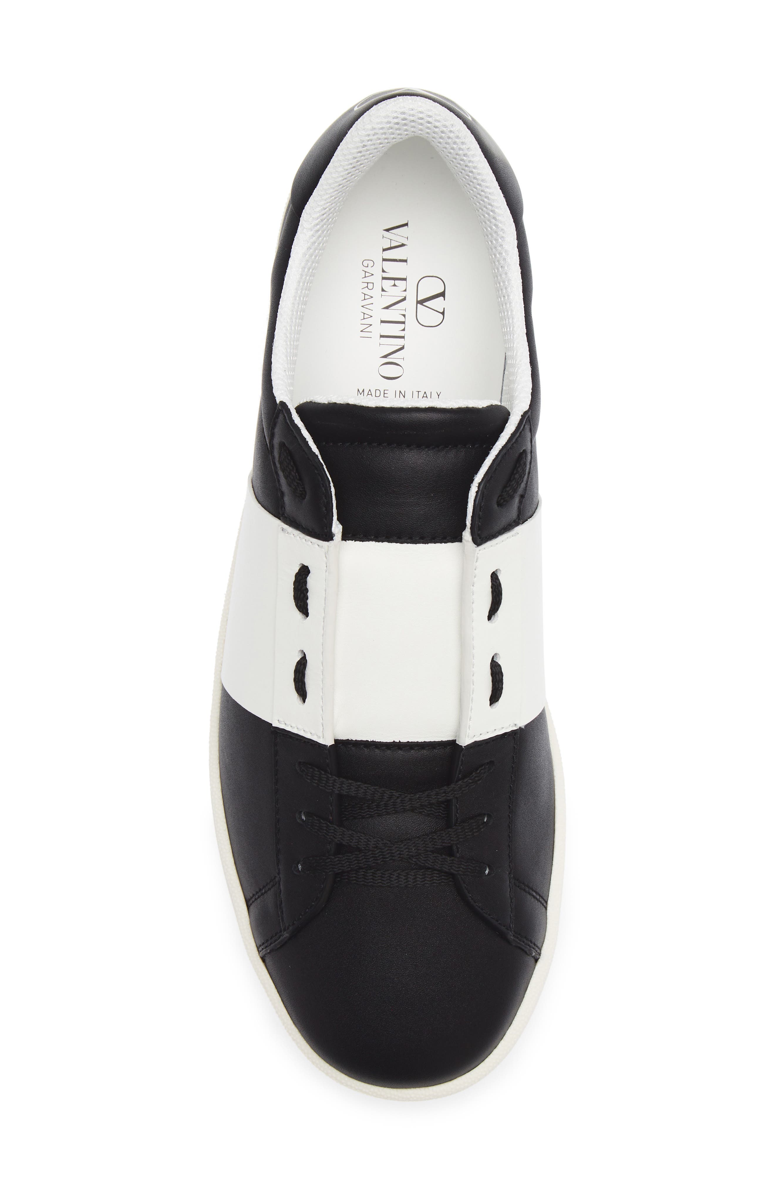 Open Sneaker, Alternate, color, BLACK/ WHITE